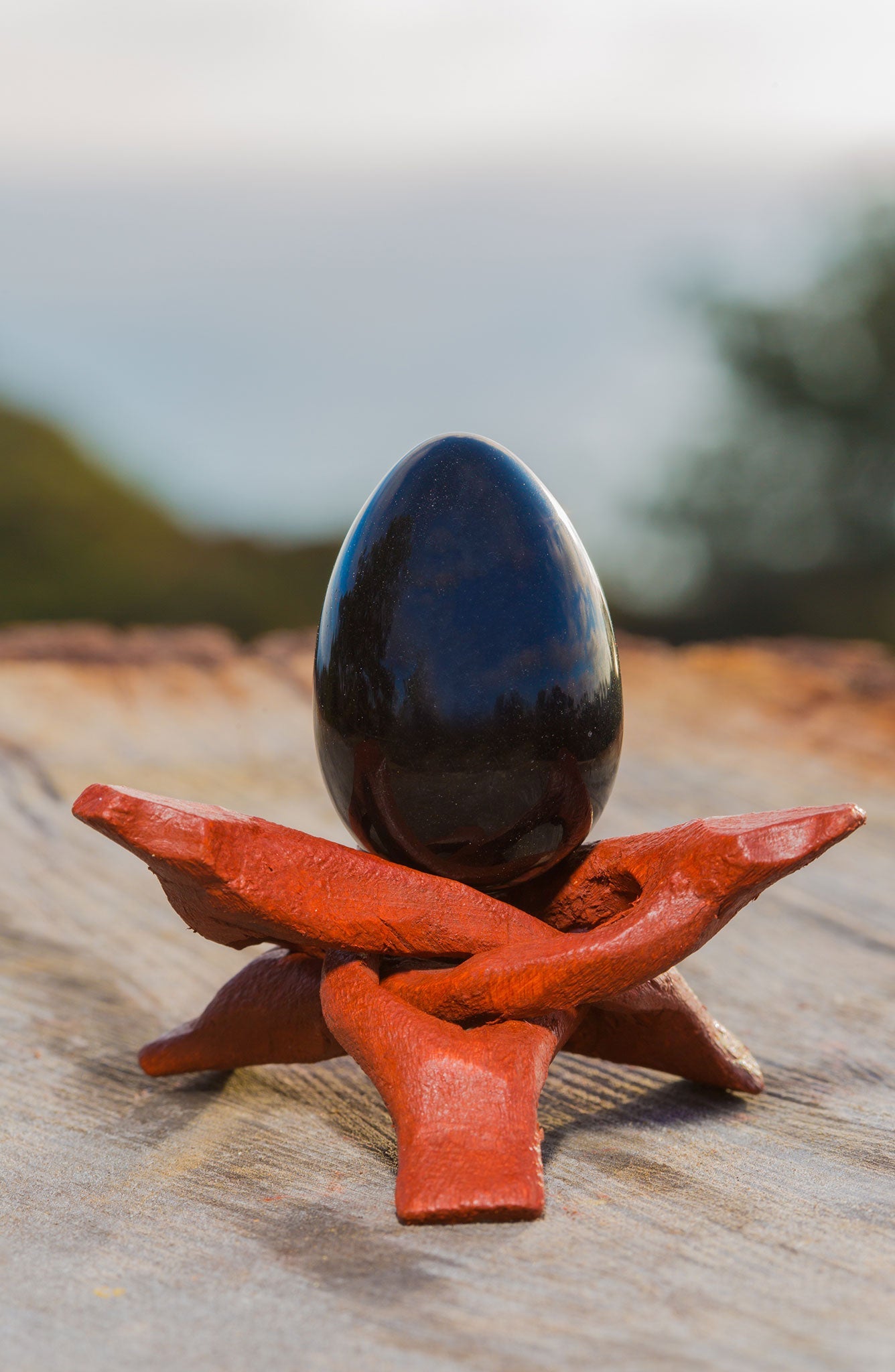 Black Obsidian Yoni Egg